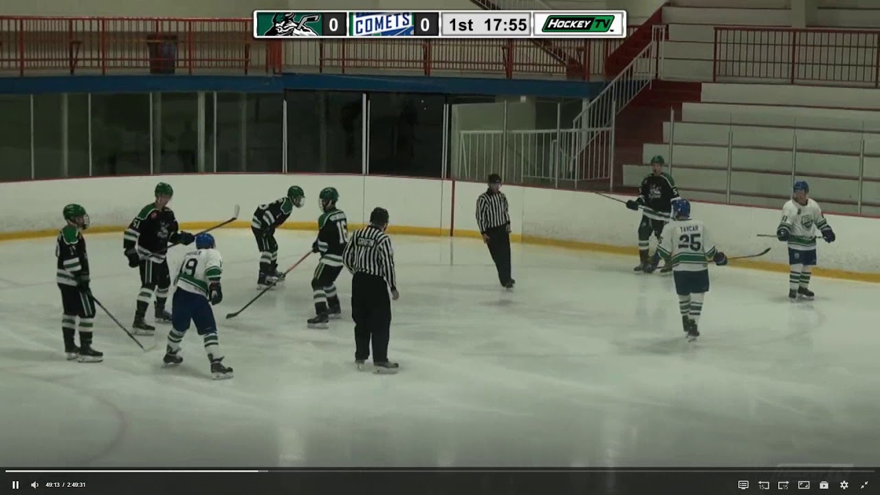 NCDC hockey Utica jr. Comets - YouTube