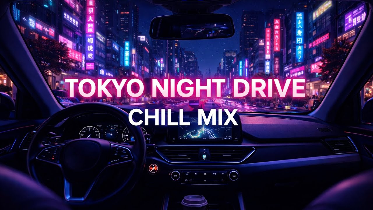 Tokyo Night Drive – Chill City Pop Mix (30 Minutes) | Japanese Instrumental