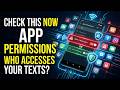 How to Review App Permissions That Can Access Your Text Messages