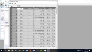 R commander downloading and creating dataset