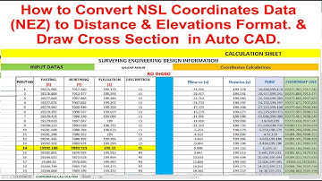 Cross Section Draw in AutoCad With Coordinates