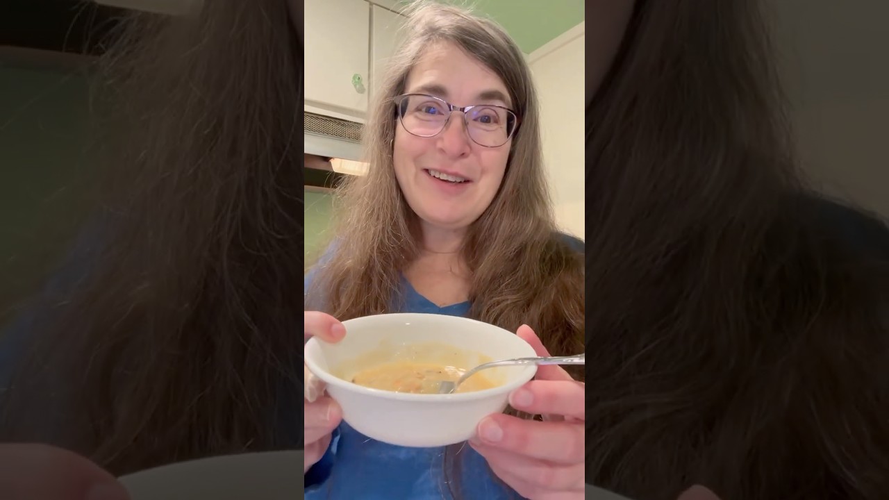 Приготовление рисово-грибного супа из сухой смеси