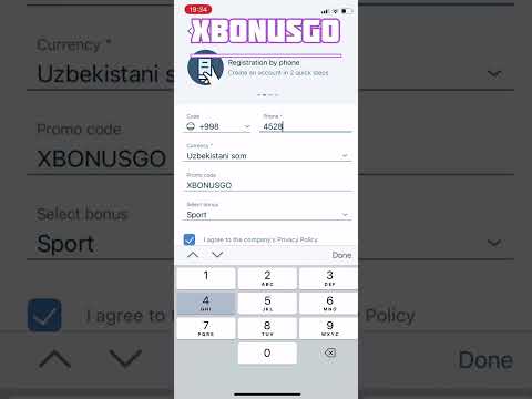 1xBet ro'yxatdan o'tish uchun promokod! Uzbekistanlik taqdim etilgan maxsulot