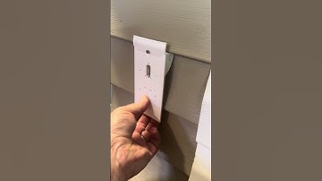 Vinyl siding Mount for all siding between 3-5 in.   Doorbellmount.com #vinylsiding #ringdoorbell