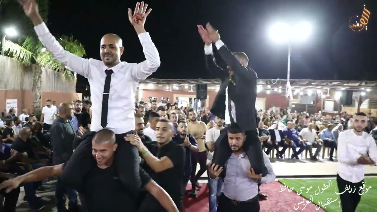 استقبال العريس حفلة ابو بلال عمر الاسمر الهيب العريس جمال الشاعر موسى حافظ وجهاد حافظ