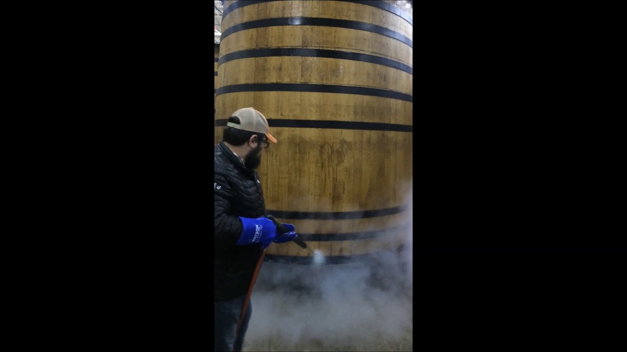 Cleaning Brewing Vats - YouTube