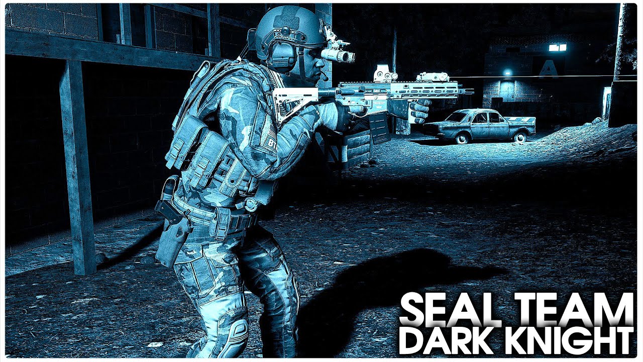 Seal Team 6 Immersive Firefight Scene in Ground Branch 1033 HK 416 Assault Rifle Gameplay