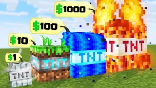 Minecraft ama SÜPER TNT'LER SATIN ALIYORUM!