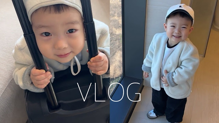 Korean baby's daily vlog