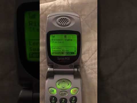 Old LG TP1100 Cell Phone Sprint 2000