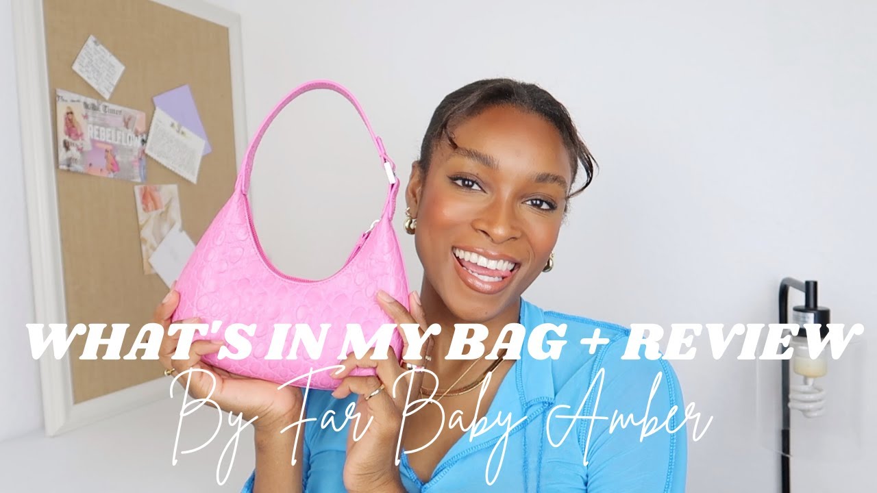 WHAT'S IN MY DESIGNER BAG (Summer Edition) + REVIEW: By Far Baby Amber 