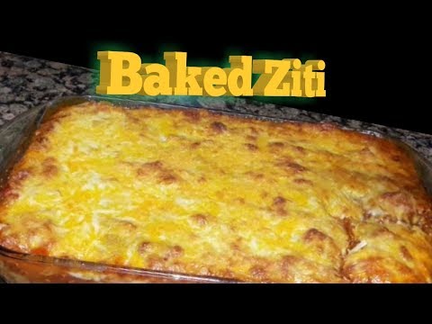 How to make the Best Baked Ziti Italian Recipe