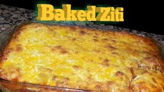 How to make the best baked ziti italian recipe