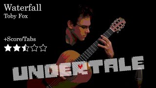 Video thumbnail of "Waterfall - Undertale OST | Guitar Cover - free Score/Tabs"