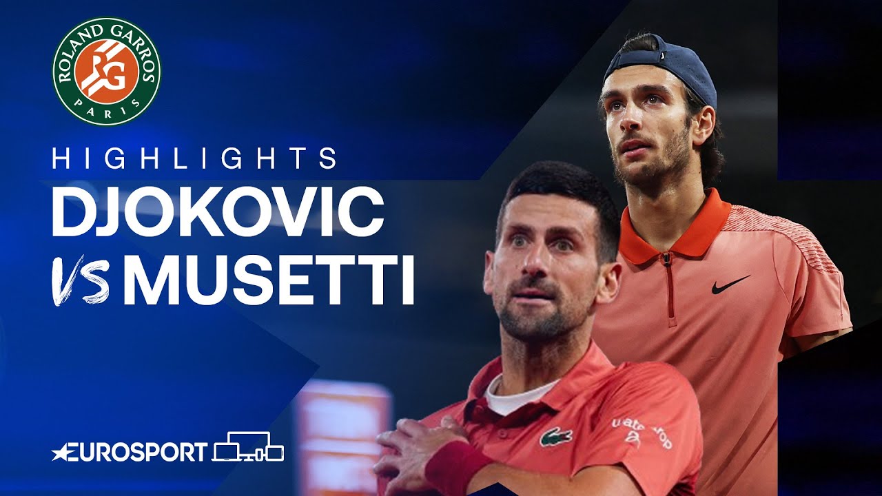 Novak Djokovic vs Lorenzo Musetti | Round 3 | French Open 2024 Highlights 🇫🇷