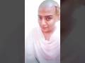 bald India girl using hair dryer 😂 funny reel/short . #bald #headshave