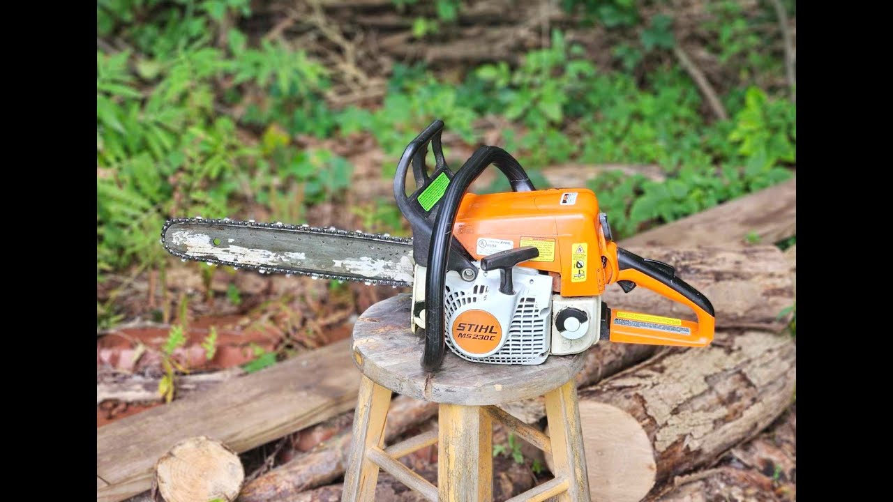 FIRST START Stihl MS230C with NEW CHAIN $165.75 !! W O W 