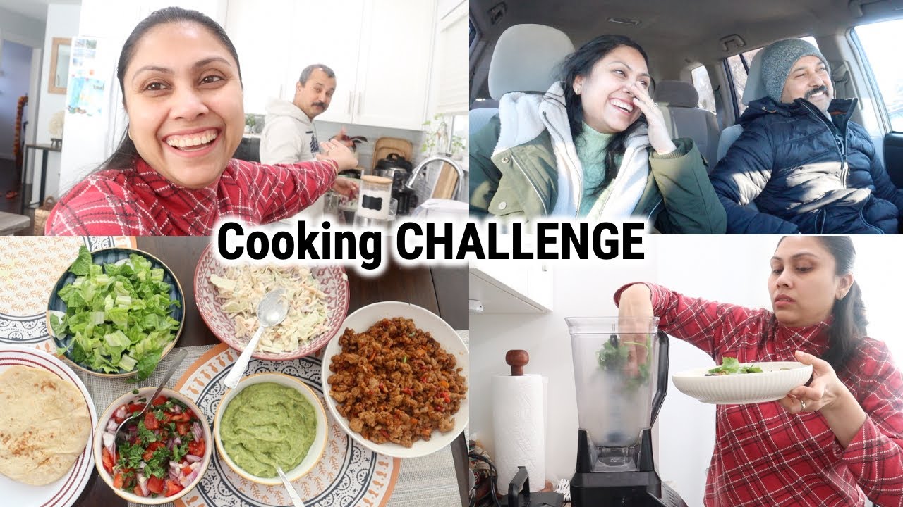 Pati ne 1 HR challenge diya Mexican Food cook karne ke liye – Black Apron ya Pass :) – Cooking vlog