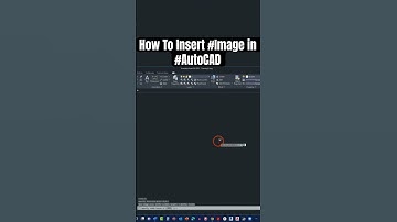 How To Insert #Image in #AutoCAD