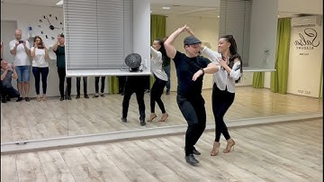 Salsa Social partnerwork class by Eddie & Alina in Tallinn