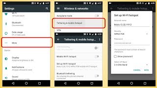 How to setup Android Tethering Mobile Hotspot WiFi Bluetooth screenshot 2