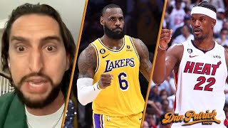 Nick Wright Predicts A Repeat Of Lakers Over Heat In The NBA Finals | 05\/15\/23