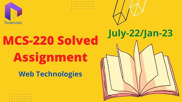 MCS 220  Solved Assignment July-22/Jan2023 || MCA_NEW || IGNOU || Dalaltechnologies