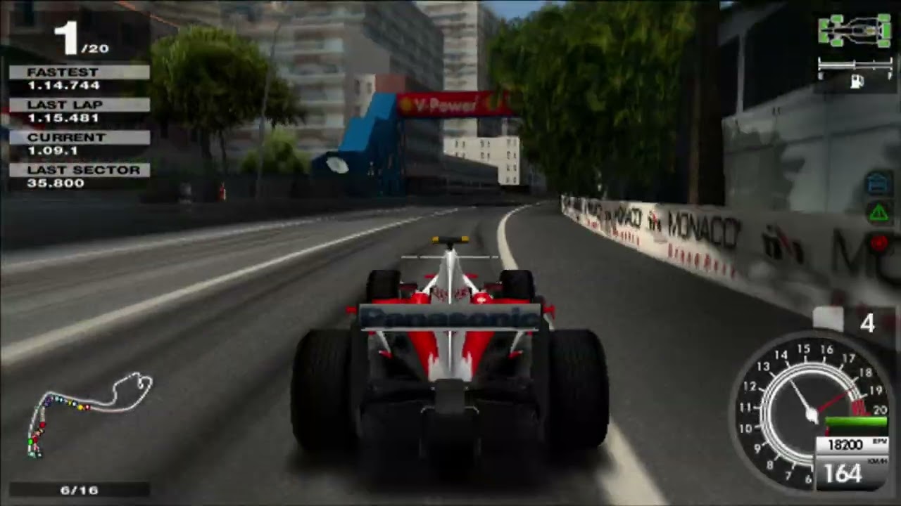 Formula One 05 (PS2) | Career Mode | Season 2 | Round 6 | Monaco Grand Prix