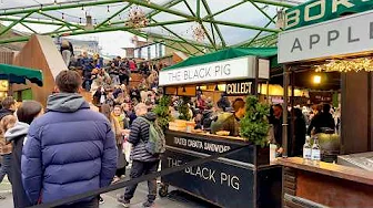 2024 London Walk 🇬🇧 Borough Market Tower Bridge 🎄 Christmas Market 4K Virtual Walking Tour