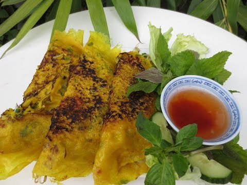 Video: Vietnamesische Reispfannkuchen