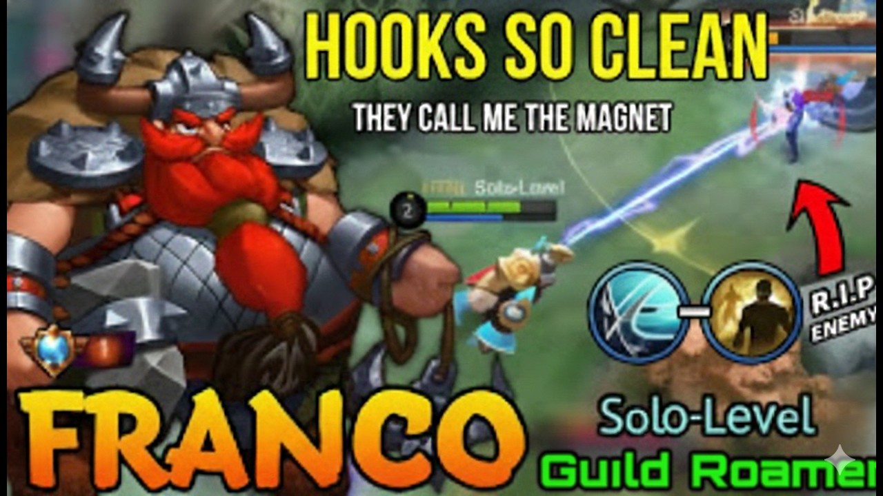 When Your Hooks Hit, The Enemy Team Panics — Franco Gameplay.