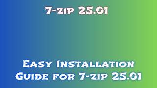 7-Zip 21.03 Faq Installation Video Tutorial For All Levels Ecp-Zbz-Bhz-C
