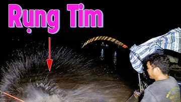 Đứng tim, run tay với con cá tra khủng vướng dây bè | Câu cá trên bè T390