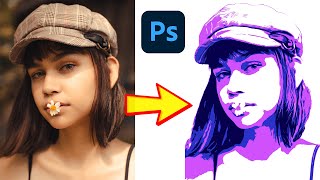 5 Minutes Tutorial: Turn A Picture To Vector Illustration Style || Adobe Photoshop Tutorial by XUYU Design Tutorials 244 views 6 months ago 5 minutes, 54 seconds