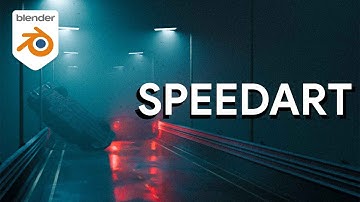 Cinematic STREET Scene with CARS in Blender | Blender SPEED ART