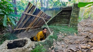 Girl Living Off Grid, Built The Most Secret Underground Home To Live in the Jungle