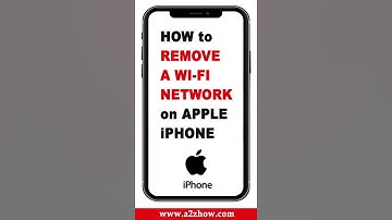 How to Remove a Wi-Fi Network From Apple iPhone #shorts