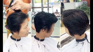 Creative Short Layered Haircut Tutorial for Women | Textured Short Bob Cut