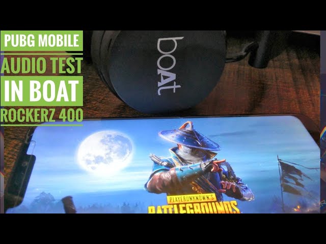 Boat Rockerz 400 Audio Test In PUBG 