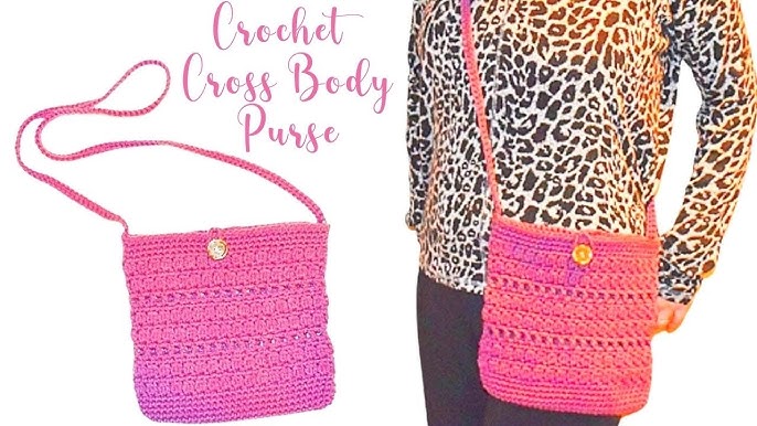 HOW to CROCHET SWEET SIMPLE HANDBAG - Purse Bolsa Bag DIY Tutorial from  Naztazia 