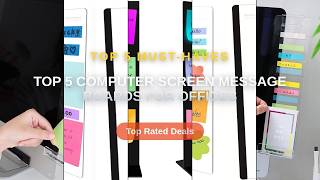 Amazing Top 5 Computer Screen Message Boards For Offices You Need To See - 2pcs Monitor Memory Board