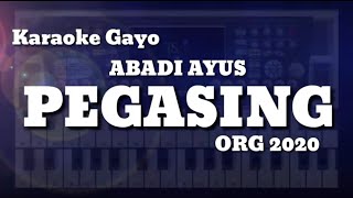 KARAOKE GAYO - PEGASING // Abadi Ayus   Lirik Video