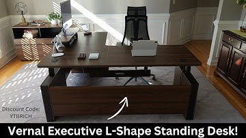 Vernal Executive L-Shape Standing Desk!