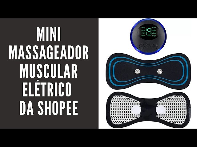 Mini Massageador Muscular Elétrico Inteligente Portátil