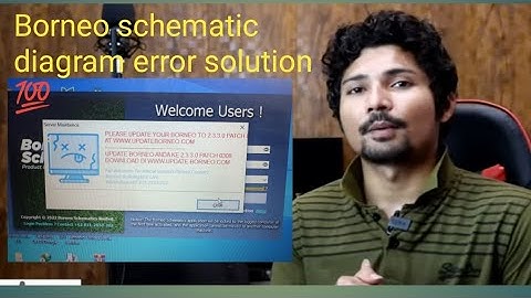 borneo schematic diagram error solution 💯