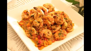 أروع وأطيب وأسرع وصفة للجمبري جمبري بصوص الزبدة والليمون رهيييييب Garlic butter shrimp