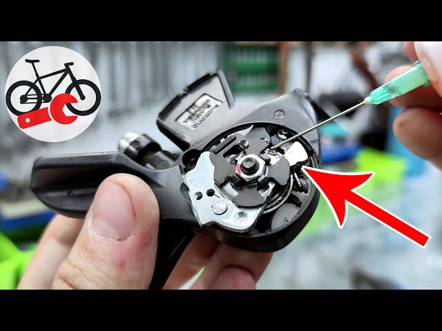 Bicycle shifter maintenance. How to open and cleaning bike shifter 