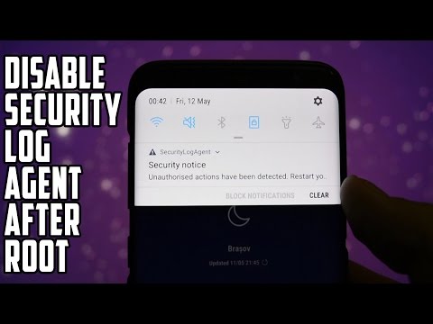 How To DISABLE SecurityLogAgent notification after ROOT on STOCK Firmware
