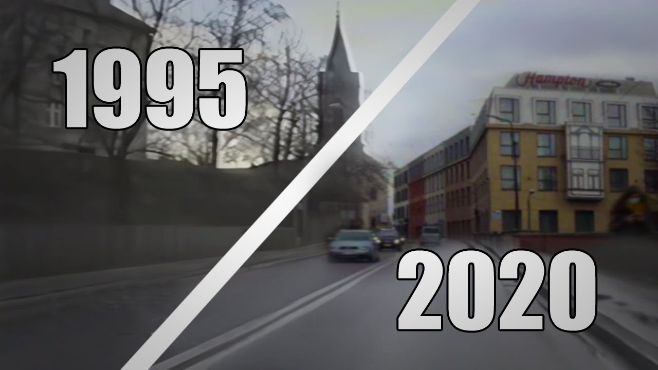 Oświęcim 1995/2020 - 25 years comparison