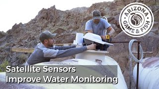 Solar powered satellite sensors increase accuracy of monitoring water catchments.